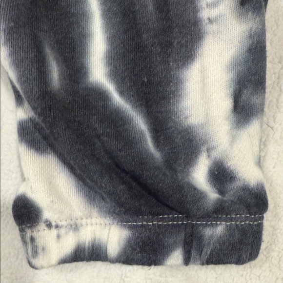 Garage Black and Cream Tie-Dye Joggers - Picture 3 of 4